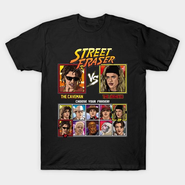 Street Fraser - Brendan Fraser vs Shirt T-Shirt by RetroReview